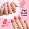 image:imageMelodySusie Jelly Gel Nail Polish Set6 Transparent ColorsMilky or Jelly TextureAutumn and Winter Dark Colors Soak Off UV LED Light Cure or Salon Manicure and Nail Art DIY at HomeSoft Jelly Candy Color Set