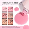 image:imageMelodySusie Jelly Gel Nail Polish Set6 Transparent ColorsMilky or Jelly TextureAutumn and Winter Dark Colors Soak Off UV LED Light Cure or Salon Manicure and Nail Art DIY at HomeRetro Mauve Jelly Set