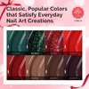 image:imageMelodySusie Jelly Gel Nail Polish Set6 Transparent ColorsMilky or Jelly TextureAutumn and Winter Dark Colors Soak Off UV LED Light Cure or Salon Manicure and Nail Art DIY at HomeSet