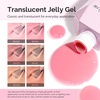 image:imageMelodySusie Jelly Gel Nail Polish Set6 Transparent ColorsMilky or Jelly TextureAutumn and Winter Dark Colors Soak Off UV LED Light Cure or Salon Manicure and Nail Art DIY at HomeRetro Mauve Jelly Set 15ML