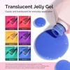 image:imageMelodySusie Jelly Gel Nail Polish Set6 Transparent ColorsMilky or Jelly TextureAutumn and Winter Dark Colors Soak Off UV LED Light Cure or Salon Manicure and Nail Art DIY at HomeNeon Jelly Splash 15ML