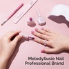 image:imageMelodySusie Jelly Gel Nail Polish Set6 Transparent ColorsMilky or Jelly TextureAutumn and Winter Dark Colors Soak Off UV LED Light Cure or Salon Manicure and Nail Art DIY at HomeMacaron Jelly Set