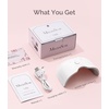 image:imageMelodySusie Mini Cordless UV Nail Lamp PART06G Rechargeable Portable LED UV Light with Smart Sensor 4Finger Curing for All Soft Gels Especially HalfCured Gel Base Coat amp Top Coat WhiteRechargeableWhite