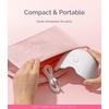 image:imageMelodySusie Mini Cordless UV Nail Lamp PART06G Rechargeable Portable LED UV Light with Smart Sensor 4Finger Curing for All Soft Gels Especially HalfCured Gel Base Coat amp Top Coat WhiteWhite