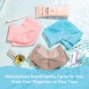 image:imageMelodySusie Moisturizing Heel Socks for Cracked Heel TreatmentUniversal StyleSuitable for Home and Salon UseSize RegularGray and Blue2 Pairsgray and blue