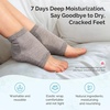 image:imageMelodySusie Moisturizing Heel Socks for Cracked Heel TreatmentUniversal StyleSuitable for Home and Salon UseSize RegularGray and Blue2 Pairsgray and blue