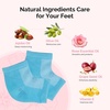 image:imageMelodySusie Moisturizing Heel Socks for Cracked Heel TreatmentUniversal StyleSuitable for Home and Salon UseSize RegularGray and Blue2 Pairspink and blue