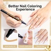 image:imageMelodySusie Nail Art Pens Set 12 Colors 07MM Nail Polish Pens for Nail Art Nail Dotting Tool Drawing Pen for Nail Design Manicure Nail Pens for Salon and DIY at Home3PCS 07MM Chrome Metallic