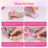 image:imageMelodySusie Nail Art Pens Set 12 Colors 07MM Nail Polish Pens for Nail Art Nail Dotting Tool Drawing Pen for Nail Design Manicure Nail Pens for Salon and DIY at Home12 PCS