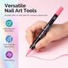 image:imageMelodySusie Nail Art Pens Set 12 Colors 07MM Nail Polish Pens for Nail Art Nail Dotting Tool Drawing Pen for Nail Design Manicure Nail Pens for Salon and DIY at Home12 Colors DoubleEnded