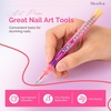 image:imageMelodySusie Nail Art Pens Set 12 Colors 07MM Nail Polish Pens for Nail Art Nail Dotting Tool Drawing Pen for Nail Design Manicure Nail Pens for Salon and DIY at Home12 PCS 05MM