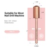 image:imageMelodySusie Nail Drill Bits Cleaner Brush Case with Nail Drill Bits Holder with 36 Holes and Safety Nail Drill Bits