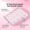 image:imageMelodySusie Nail Drill Bits Holder with 12 Holes and Nail Art Tools Storage Box