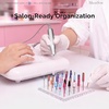 image:imageMelodySusie Nail Drill Bits Holder with 36 Holes and 21pcs Nail Drill Bit Set Professional 332 Ceramic Diamond Carbide Acrylic Gel Nail Art Tool Kit