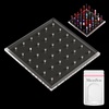 image:imageMelodySusie Nail Drill Bits Holder with 36 Holes and 21pcs Nail Drill Bit Set Professional 332 Ceramic Diamond Carbide Acrylic Gel Nail Art Tool Kit