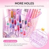 image:imageMelodySusie Nail Drill Holder 21 Holes Nail Drill Bits Holder Professional Acrylic Nail Tools Storage Box Organizer Displayer for Manicure Efile Accessories Nail Drill Kit Salon Home Light PurpleLight Purple