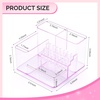 image:imageMelodySusie Nail Drill Holder 21 Holes Nail Drill Bits Holder Professional Acrylic Nail Tools Storage Box Organizer Displayer for Manicure Efile Accessories Nail Drill Kit Salon Home Light PurpleLight Purple