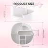 image:imageMelodySusie Nail Drill Holder and Nail Art Tools Storage Box Large Capacity Sturdy Desk Organizer for 332 Nail Drill Bits Nail Tech Supplies Container for Acrylic Salon amp Home WhiteWhite