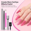 image:imageMelodySusie Nail Magnet Set 16PCS Cat Eye Gel Nail Polish Magnets Round Square Double Ended Magnet Stick Cat Eye Magnet for Nails Strong Magnetic Nail Polish Magnets Nail Design Tools16PCS Nail Magnet