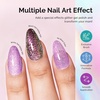 image:imageMelodySusie Nail Magnet Set 16PCS Cat Eye Gel Nail Polish Magnets Round Square Double Ended Magnet Stick Cat Eye Magnet for Nails Strong Magnetic Nail Polish Magnets Nail Design ToolsSparkle Pop Set