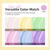 image:imageMelodySusie Nail Magnet Set 16PCS Cat Eye Gel Nail Polish Magnets Round Square Double Ended Magnet Stick Cat Eye Magnet for Nails Strong Magnetic Nail Polish Magnets Nail Design ToolsMacaron Pastel Set