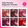 image:imageMelodySusie Nail Magnet Set 16PCS Cat Eye Gel Nail Polish Magnets Round Square Double Ended Magnet Stick Cat Eye Magnet for Nails Strong Magnetic Nail Polish Magnets Nail Design ToolsRuby Gleam Cat Eye Set