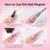image:imageMelodySusie Nail Magnet Set 16PCS Cat Eye Gel Nail Polish Magnets Round Square Double Ended Magnet Stick Cat Eye Magnet for Nails Strong Magnetic Nail Polish Magnets Nail Design Tools2PCS3 in 1 nail magnet