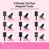 image:imageMelodySusie Nail Magnet Set 16PCS Cat Eye Gel Nail Polish Magnets Round Square Double Ended Magnet Stick Cat Eye Magnet for Nails Strong Magnetic Nail Polish Magnets Nail Design Tools16PCS Nail Magnet