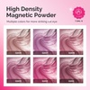 image:imageMelodySusie Nail Magnet Set 16PCS Cat Eye Gel Nail Polish Magnets Round Square Double Ended Magnet Stick Cat Eye Magnet for Nails Strong Magnetic Nail Polish Magnets Nail Design ToolsPink Gem Cat Eye Gel Set