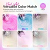 image:imageMelodySusie Nail Magnet Set 16PCS Cat Eye Gel Nail Polish Magnets Round Square Double Ended Magnet Stick Cat Eye Magnet for Nails Strong Magnetic Nail Polish Magnets Nail Design ToolsAurora Blush Blue Set