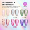image:imageMelodySusie Nail Magnet Set 16PCS Cat Eye Gel Nail Polish Magnets Round Square Double Ended Magnet Stick Cat Eye Magnet for Nails Strong Magnetic Nail Polish Magnets Nail Design ToolsPearl Kiss Set