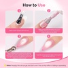 image:imageMelodySusie Nail Magnet Set 21PCS Cat Eye Gel Nail Polish Magnets Round Square Double Ended Magnet Stick Cat Eye Magnet for Nails Strong Magnetic Nail Polish Magnets Nail Design ToolsPink Set Nail Magnet