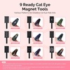 image:imageMelodySusie Nail Magnet Set 21PCS Cat Eye Gel Nail Polish Magnets Round Square Double Ended Magnet Stick Cat Eye Magnet for Nails Strong Magnetic Nail Polish Magnets Nail Design Tools21PCS Nail Magnet