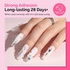 image:imageMelodySusie Nail Rhinestone Glue for Nails Super Strong Gel for Nail Charms Gems 3D Nail Gel UV Nail Glue for Nail Art Design Nail Chrome Powder Decals Decor Need UVLED Cured 60gCLEAR158