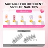 image:imageMelodySusie Nail Stand for Press Ons 3 PCS Shiny Magnetic Bases Sets for Practice Painting Display with Brush Holder and 100 Pcs Reusable DoubleSided Tape for Home DIY Salon SuppliesSpotted Cloud