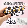 image:imageMelodySusie Nail Stand for Press Ons 3 PCS Shiny Magnetic Bases Sets for Practice Painting Display with Brush Holder and 100 Pcs Reusable DoubleSided Tape for Home DIY Salon SuppliesSpotted Cloud