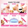 image:imageMelodySusie Nail Stand for Press Ons 3 PCS Shiny Magnetic Bases Sets for Practice Painting Display with Brush Holder and 100 Pcs Reusable DoubleSided Tape for Home DIY Salon SuppliesSpotted Cloud