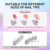 image:imageMelodySusie Nail Stand for Press Ons 3 Sets Blue Acrylic Magnetic Base for Painting Display Holder with Reusable Adhesive Putty for Home DIY Salon Supplies