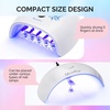 image:imageMelodySusie Nail Stand for Press Ons 3 Sets Blue Acrylic Magnetic Base for Painting Display Holder with Reusable Adhesive Putty for Home DIY Salon Supplies