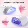 image:imageMelodySusie Nail Stand for Press Ons Super Pink Metal Round With Butterfly Pattern Magnetic Base for Painting Display with Brush Holder And Reusable DoubleSided Tape for Home DIY Salon SuppliesSilver Heart