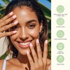 image:imageMelodySusie Plant Based Gel Nail Polish SetTop Toat and Base CoatClassic Basic Colors Hema FreeSoak Off UV LED Gel Polish Nail Art Manicure Salon DIY at Home 8PcsPink and Nude Versatile Colors