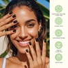 image:imageMelodySusie Plant Based Gel Nail Polish SetTop Toat and Base CoatClassic Basic Colors Hema FreeSoak Off UV LED Gel Polish Nail Art Manicure Salon DIY at Home 8PcsTop Toat and Base Coat Classic Basic Colors