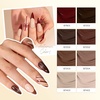 image:imageMelodySusie Plant Based Gel Nail Polish SetTop Toat and Base CoatClassic Basic Colors Hema FreeSoak Off UV LED Gel Polish Nail Art Manicure Salon DIY at Home 8PcsAutumn and Winter Dark Colors