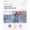 image:imageMelodySusie PocketNail PenShaped Cordless Modular Nail Drill PC100GR 20000RPM Slim Portable Rechargeable Electric File for Manicure Pedicure Nail Care Shaping amp Gel Removal at Home for BeginnersKit  Athens Blue