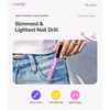 image:imageMelodySusie PocketNail PenShaped Cordless Modular Nail Drill PC100GR 20000RPM Slim Portable Rechargeable Electric File for Manicure Pedicure Nail Care Shaping amp Gel Removal at Home for BeginnersBasic  Rose Red