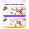 image:imageMelodySusie PocketNail PenShaped Cordless Modular Nail Drill PC100GR 20000RPM Slim Portable Rechargeable Electric File for Manicure Pedicure Nail Care Shaping amp Gel Removal at Home for BeginnersKit  Athens Blue