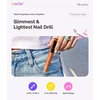 image:imageMelodySusie PocketNail PenShaped Cordless Modular Nail Drill PC100GR 20000RPM Slim Portable Rechargeable Electric File for Manicure Pedicure Nail Care Shaping amp Gel Removal at Home for BeginnersKit  Party Peach