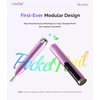 image:imageMelodySusie PocketNail PenShaped Cordless Modular Nail Drill PC100GR 20000RPM Slim Portable Rechargeable Electric File for Manicure Pedicure Nail Care Shaping amp Gel Removal at Home for BeginnersBasic  Rose Red