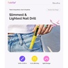 image:imageMelodySusie PocketNail PenShaped Cordless Modular Nail Drill PC100GR 20000RPM Slim Portable Rechargeable Electric File for Manicure Pedicure Nail Care Shaping amp Gel Removal at Home for BeginnersKit  Lemon Grass