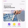 image:imageMelodySusie PocketNail PenShaped Cordless Modular Nail Drill PC100GR 20000RPM Slim Portable Rechargeable Electric File for Manicure Pedicure Nail Care Shaping amp Gel Removal at Home for BeginnersBasic  Gold